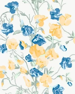 Charlotte Pale Gold Wallpaper Sample