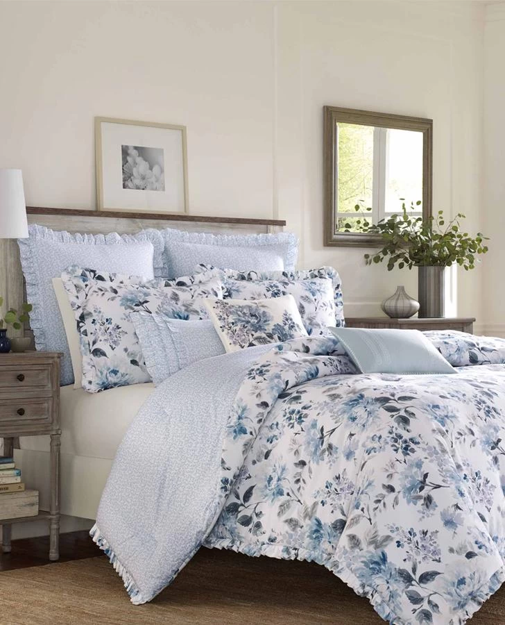 Chloe Cottage Blue Comforter Set - Image 2
