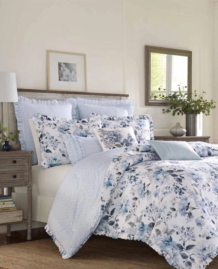 Chloe Cottage Blue Duvet Cover Set - Image 2