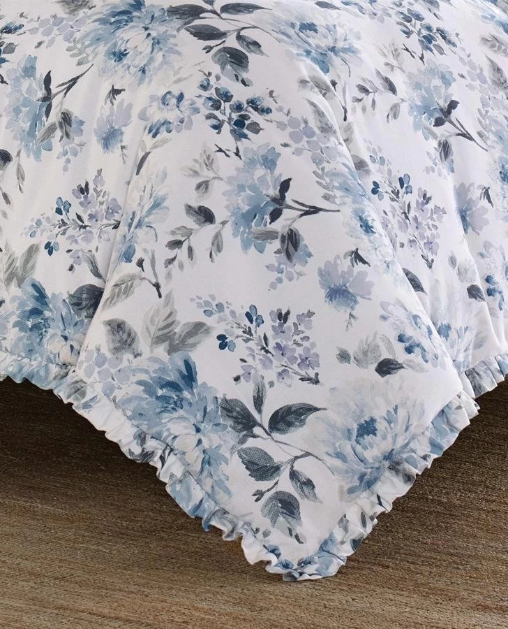 Chloe Cottage Blue Duvet Cover Set - Image 6