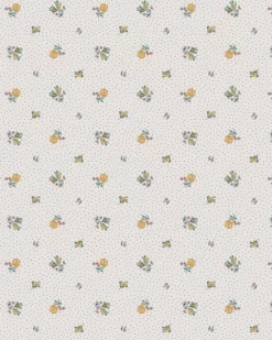 Claudia’s Friend Pale Ochre Yellow Wallpaper Sample