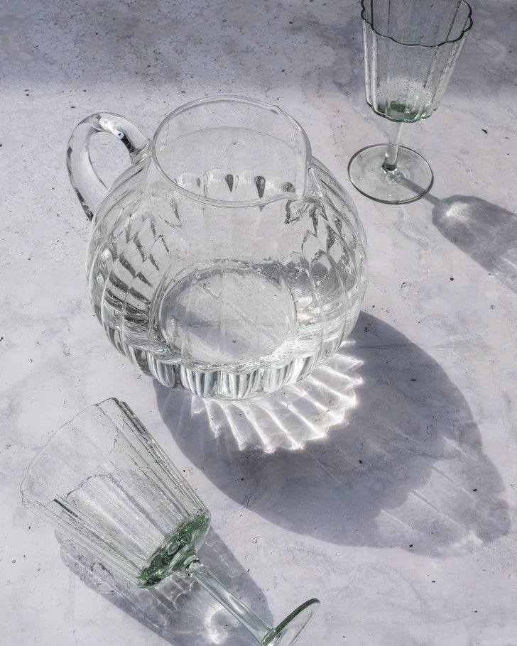 Clear Glass Pitcher - Image 2