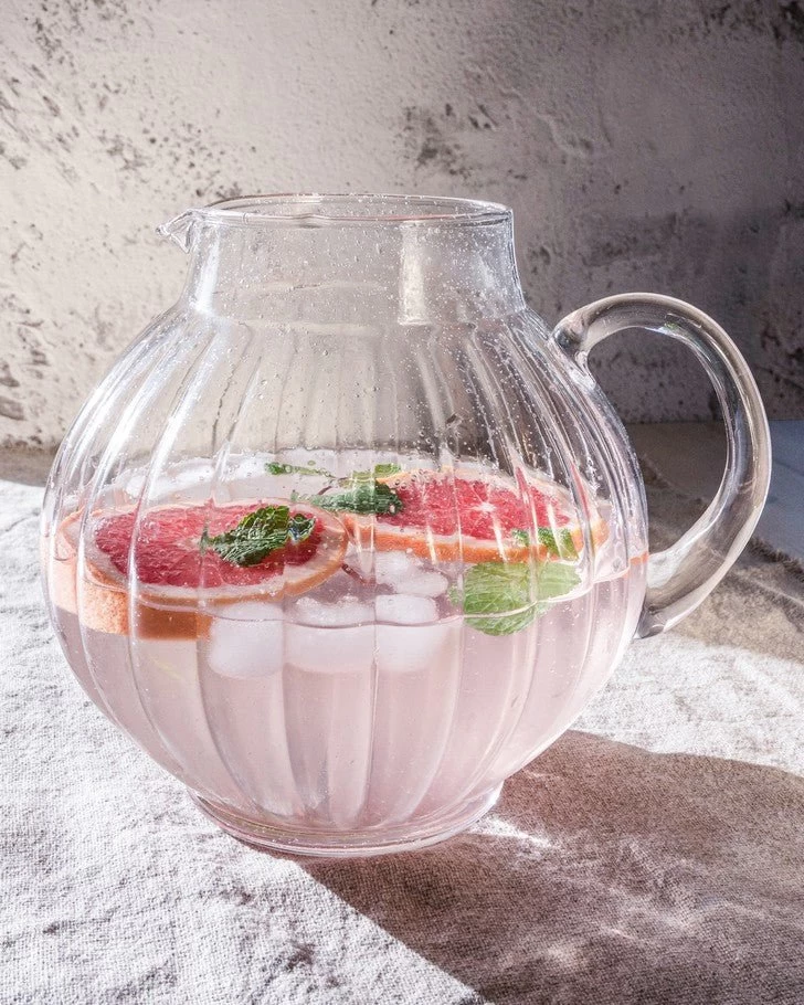 Clear Glass Pitcher - Image 3