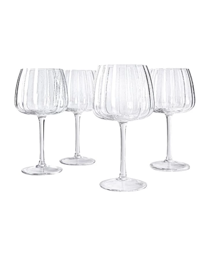 Clear Set Of 4 Balloon Glass Set