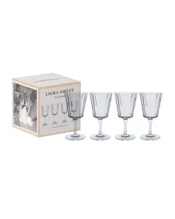 Clear Set Of 4 White Wine Glass Set