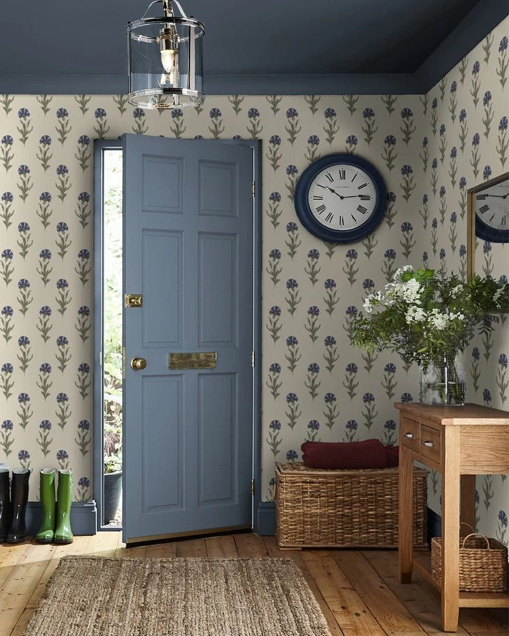 Dandelion Dusky Seaspray Blue Wallpaper - Image 4