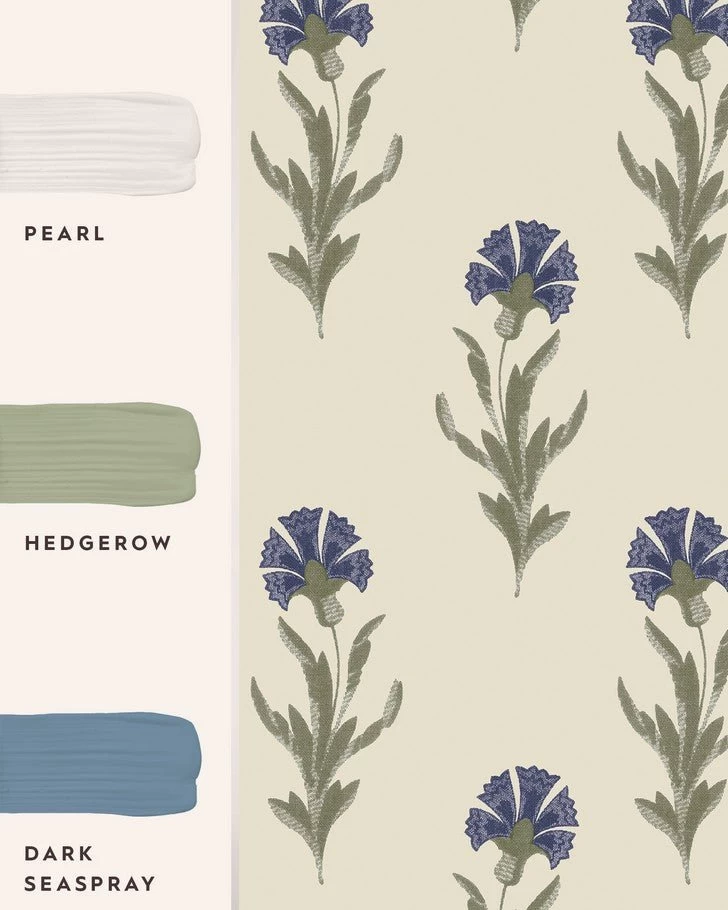 Dandelion Dusky Seaspray Blue Wallpaper - Image 5