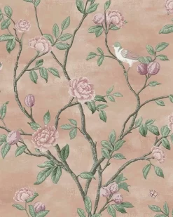 Eglantine Blush Wallpaper