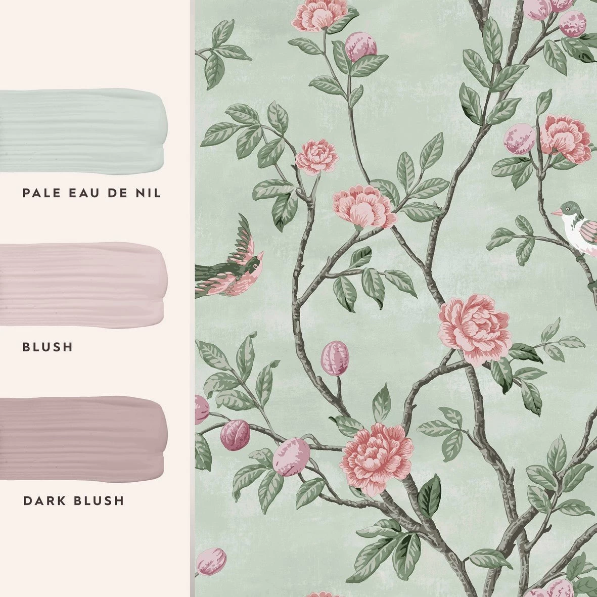 Eglantine Eau De Nil Wallpaper - Image 3
