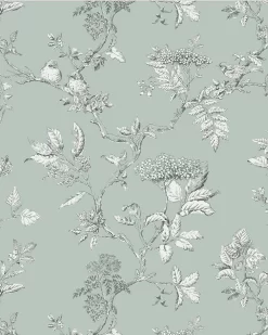 Elderwood Duck Egg Wallpaper