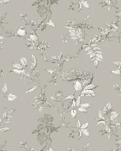 Elderwood Steel Wallpaper Sample