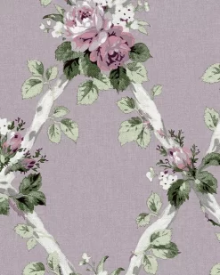 Elwyn Grape Wallpaper Sample