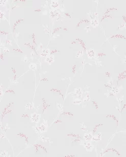 Eva Floral Sugared Grey Wallpaper