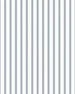Farnworth Stripe Smoke Blue Wallpaper