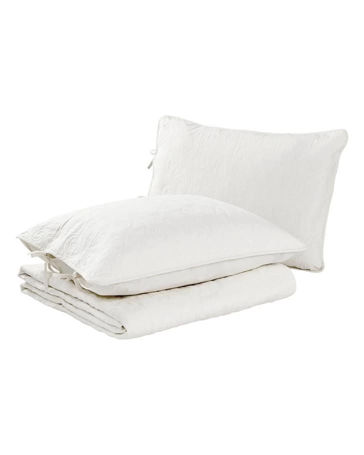 Felicity White Quilt Set - Image 10
