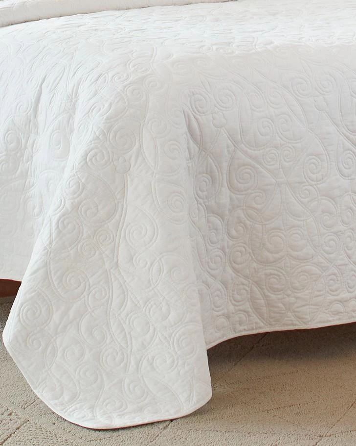 Felicity White Quilt Set - Image 7