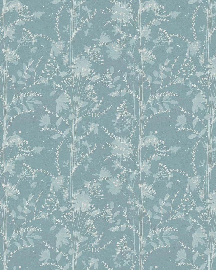 Fennelton Pale Newport Blue Wallpaper