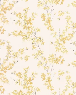 Forsythia Sunshine Wallpaper Sample
