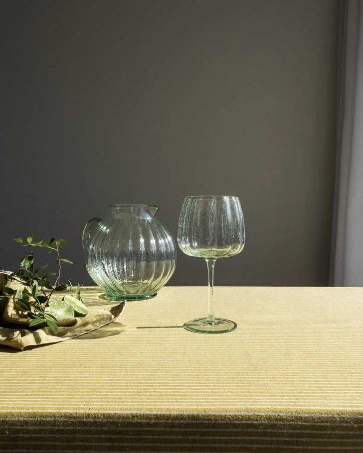 Green Glass Pitcher - Image 4