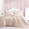 Hailee Pink Microfiber Quilt Set