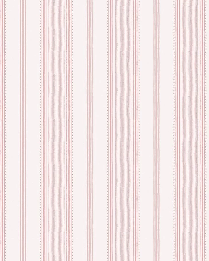 Heacham Stripe Blush Wallpaper
