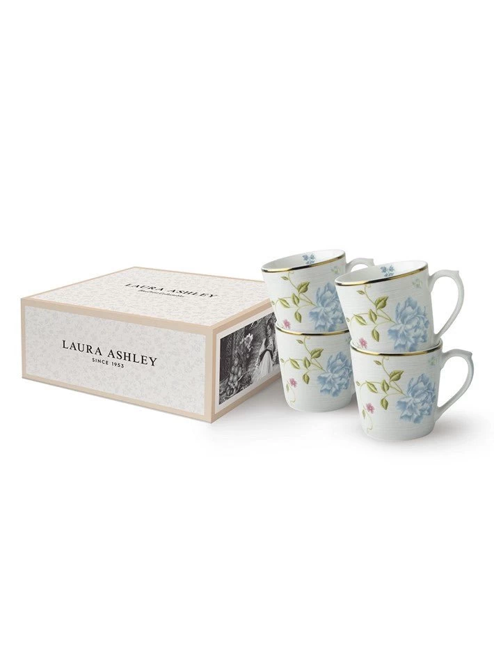Heritage Cobblestone Pinstripe Set Of 4 Mugs (17 Oz.) - Image 2