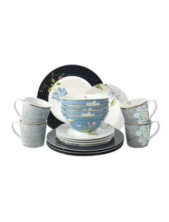 Heritage Collection 16pc Dinnerware Set (Candy/Cobblestone)