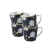 Heritage Midnight Uni Set Of 4 Mugs (10 Oz.)