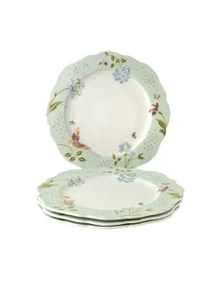 Heritage Mint Uni Set Of 4 Scalloped Plates