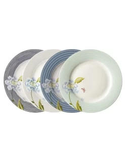 Heritage Mixed Designs Set Of 4 Salad Plates
