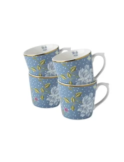 Heritage Seaspray Uni Set Of 4 Mugs (10oz.)