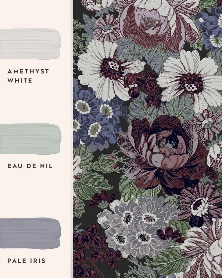 Honnington Peonies Blackberry Purple Wallpaper - Image 5