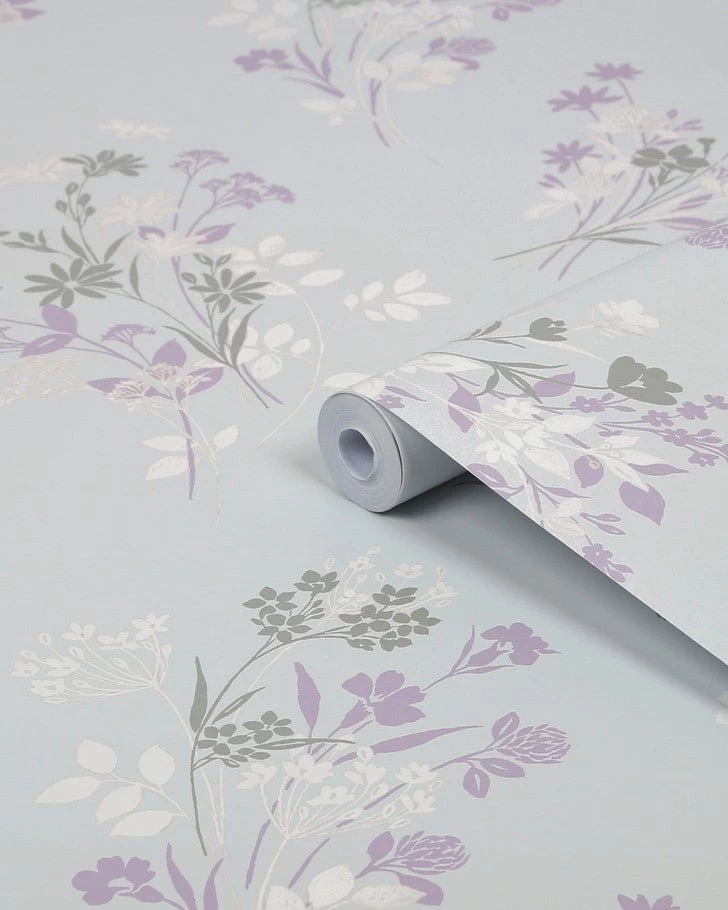 Igerna Pale Duck Egg Blue Wallpaper - Image 3