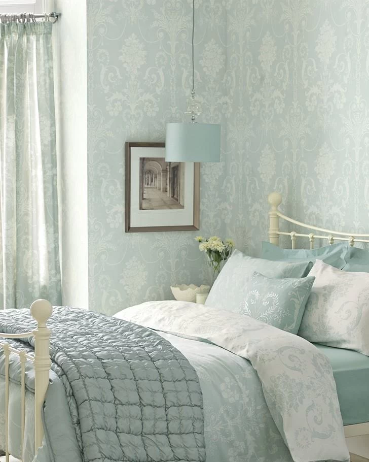 Josette Duck Egg WallpaperSample - Image 2