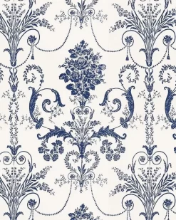 Josette Off White/Midnight Wallpaper