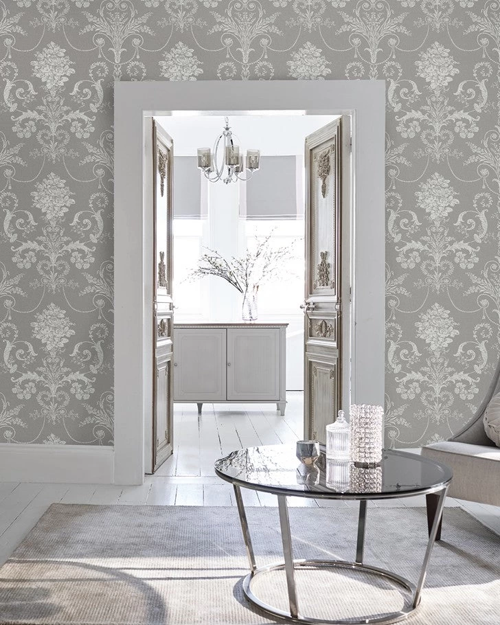 Josette Steel Wallpaper - Image 2