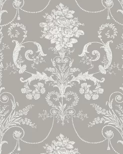 Josette Steel Wallpaper