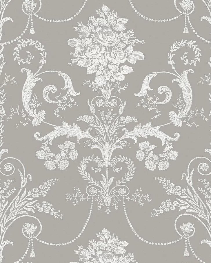 Josette Steel Wallpaper