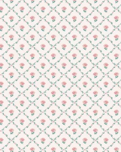 Kate Coral Pink Wallpaper