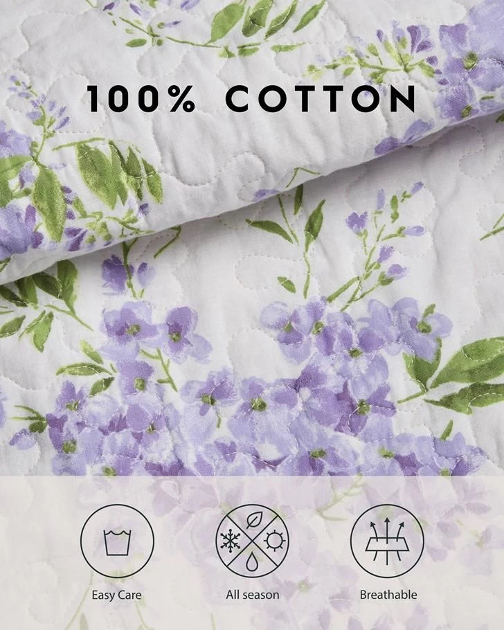 Keighley Lilac Quilt Set - Image 11