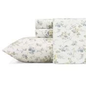 Le Fleur Cottage Blue Flannel Sheet Set - Image 3