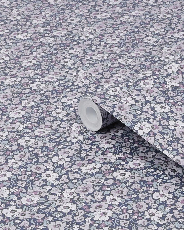 Libby Purple Wallpaper Sample - Image 3