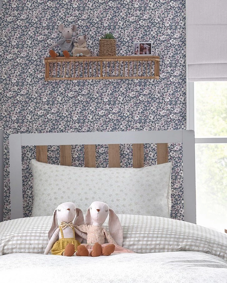 Libby Purple Wallpaper Sample - Image 2