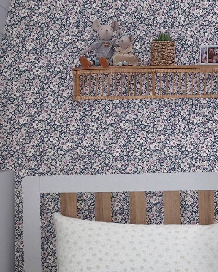 Libby Purple Wallpaper Sample - Image 4