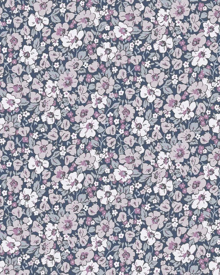 Libby Purple Wallpaper Sample