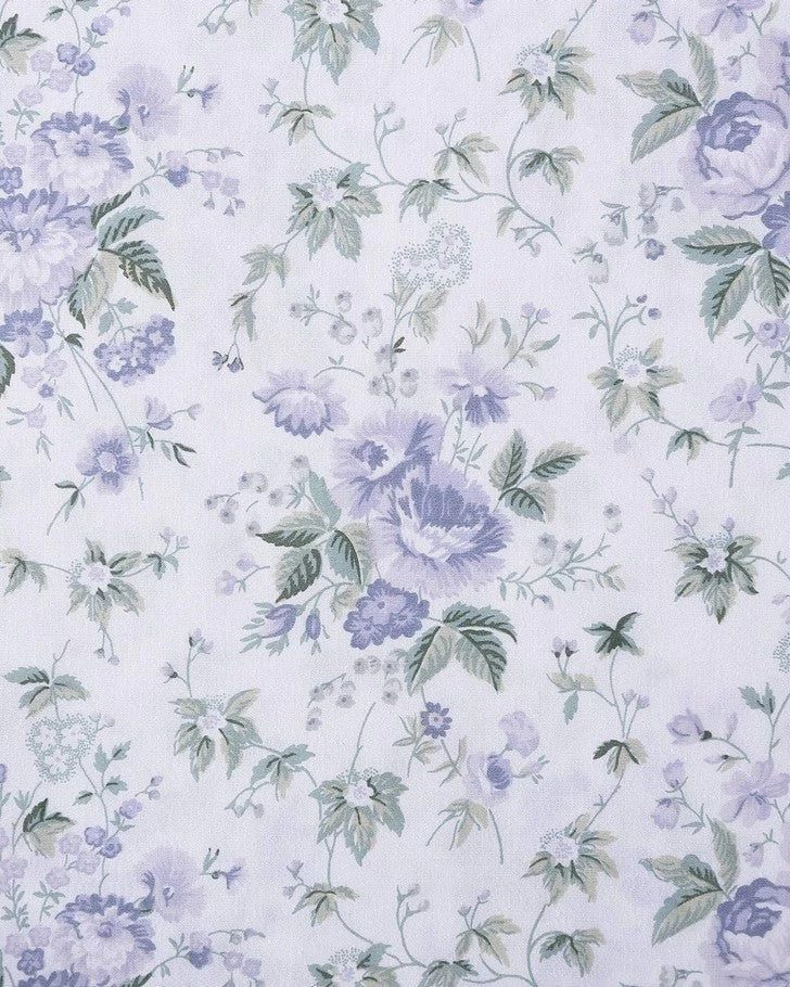 Lilian Purple Cotton Sateen Sheet Set - Image 6