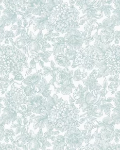 Louise Duck Egg Blue Wallpaper