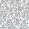 Louise Slate Grey Wallpaper Sample