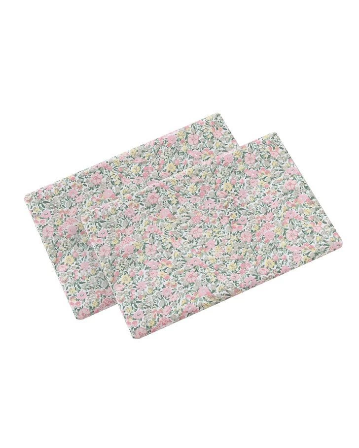 Loveston Pink Cotton Percale Standard Pillowcase Pair - Image 2
