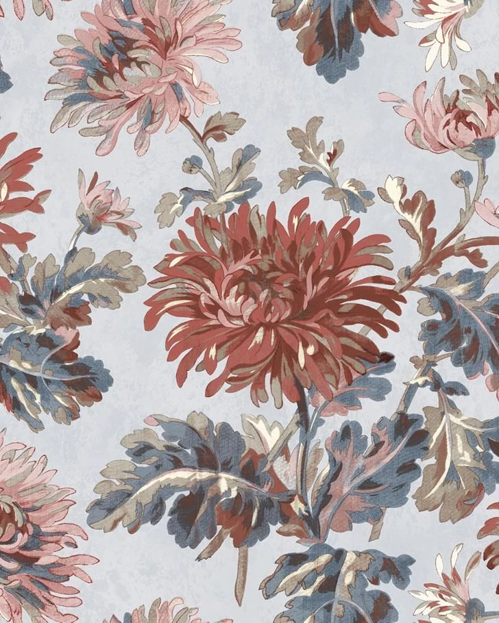 Maryam Crimson Wallpaper Sample